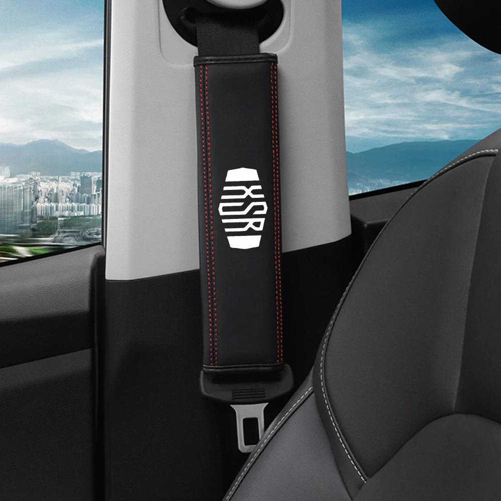 1Pcs Car Seat Belt Shoulder Pad Cover Safety Belt Protector for Fiat Abarth 595 695 124 GT 124 spider Biposto TURISMO PISTA XSR - view 6