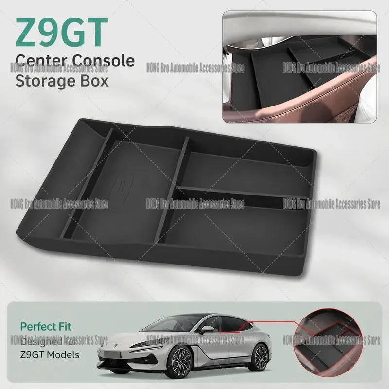 For Denza Z9GT Center Console Lower Storage Box Car Organizer Tray Interior Accessories Modification Supplies