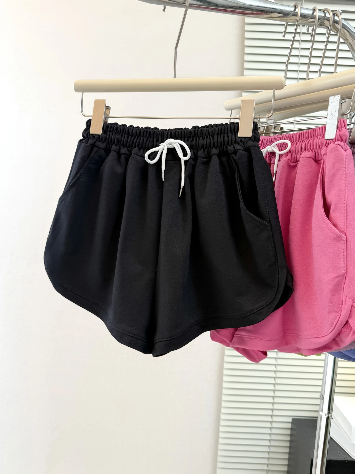 

Summer Casual High Waist Wide Leg Short Pants Women's Korean Style Versatile Small Size Spicy Girl Sporty Beach Hot Pants