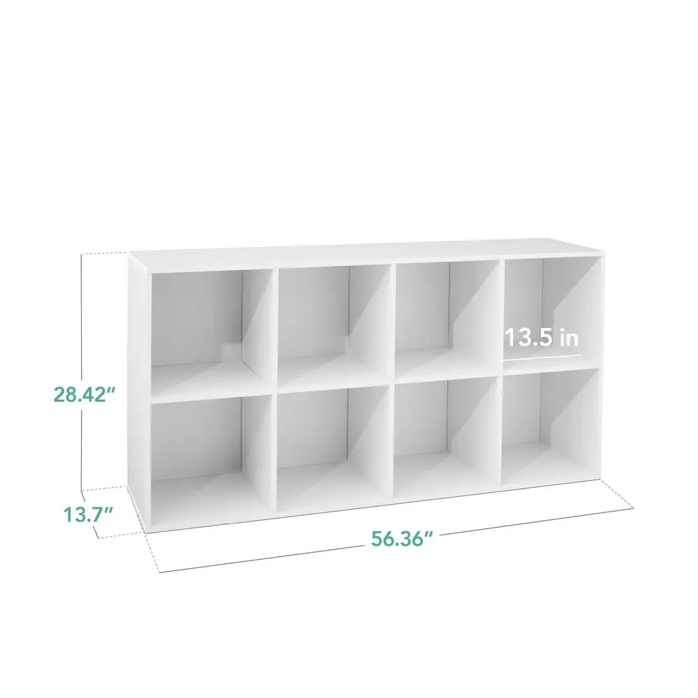 

Choice Products 8Cube Storage Organizer, 13.5in Shelf Opening, Bookcase, Display Shelf, Customizable w 2 Removable Back Panels