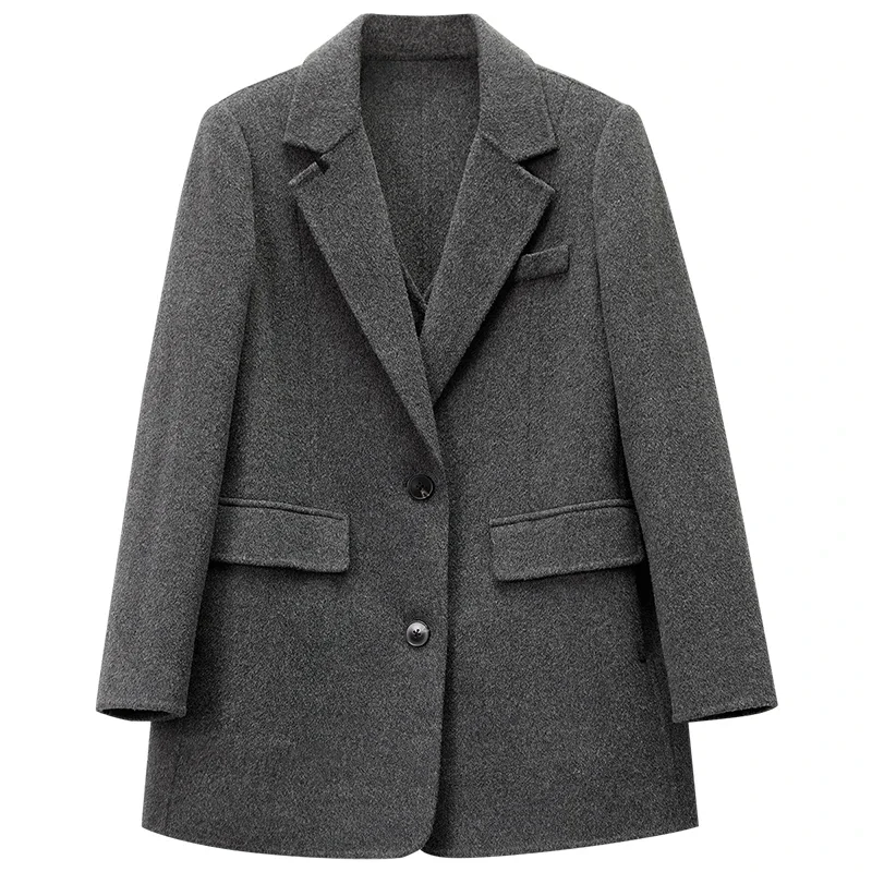 Рисунок 6 - SENTUBILA 100% шерстяное серое пальто для женщин