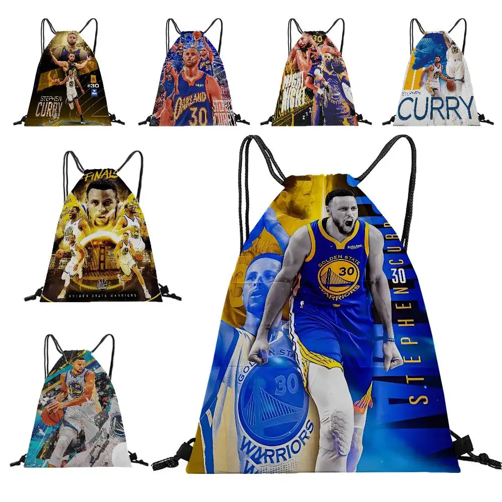 Mochila con cordón estampado S-Stephen Super Star C-Curry, bolsa de almacenamiento portátil para playa, Fitness, deportes, bolsa de tela para artículos diversos