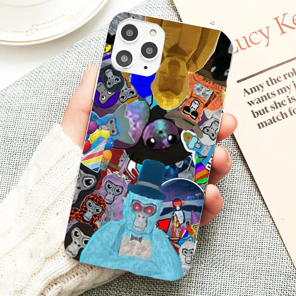 Gorilla Tag Jmancurly Monke Merch Phone Case Soft Solid Color For Iphone 14 11 12 13 Mini Pro Max 7 8 Plus 6 6s X Xs Max Xr