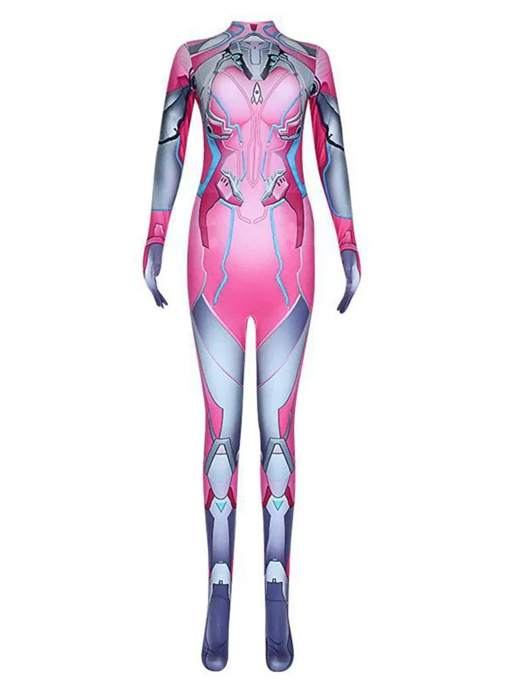 

Halloween Tight Sexy jumpsuit DVA Daji Zero two02 Watch Kiana Ayanami Cos Gospel Warrior