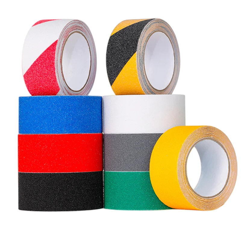 Silica Sand Anti-slip Tape Outdoor Anti Slip Sticker Elderly Strong Adhesive Safety Traction Tape Stairs Floor Safety Tread Step