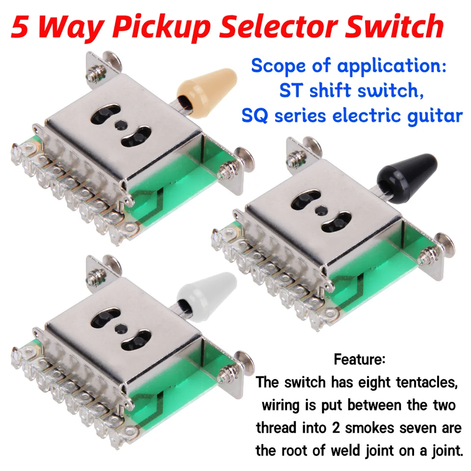 5 Way Pickup Selector Switch for Fender Stratocaster