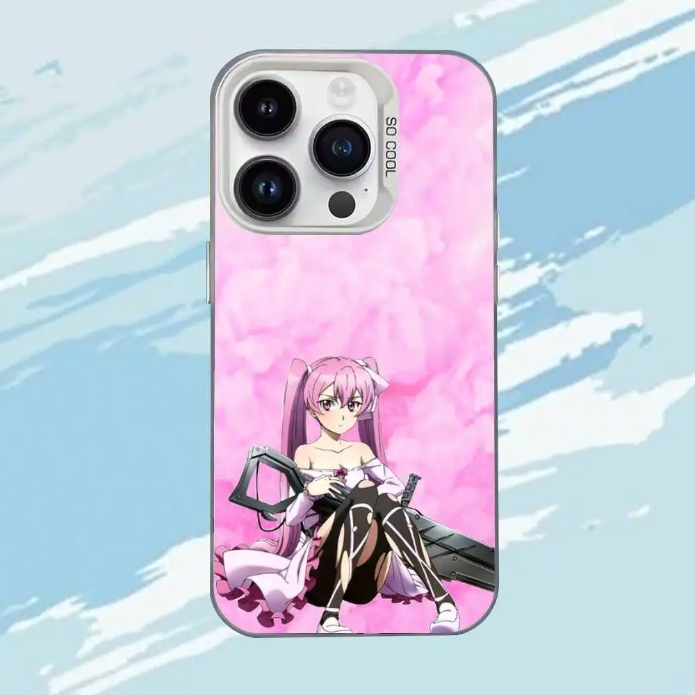 Coque de téléphone Anime a-akame ga Kill-l, étui antichoc mat blanc bonbon pour iPhone 17,16,15,14,13,12,11,Mini,Pro,E,MAX