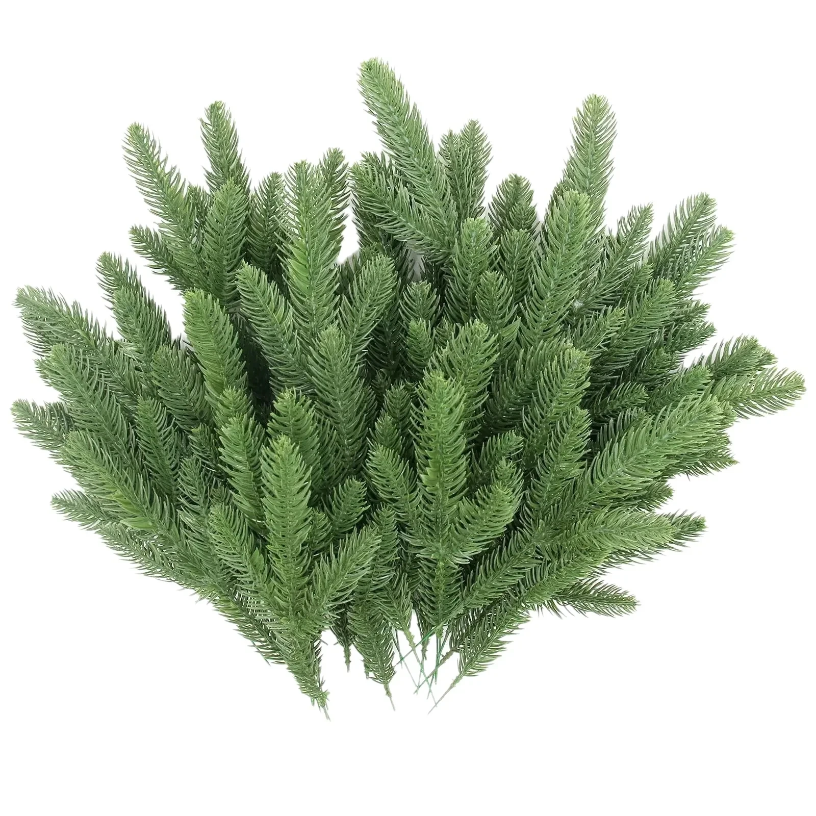 30/60Pcs Künstliche Pflanzen Kiefer Nadel Hause Zimmer Outdoor Garten Hof Decora Zubehör Hochzeit Weihnachten Baum Diy Geschenk box Requisiten