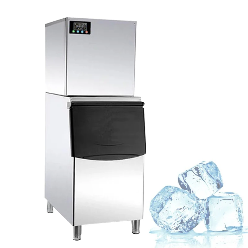 

Large Production Commercial Automatic Ice Maker Machine For Milk Tea Shops Bars And Cold Drink Shops