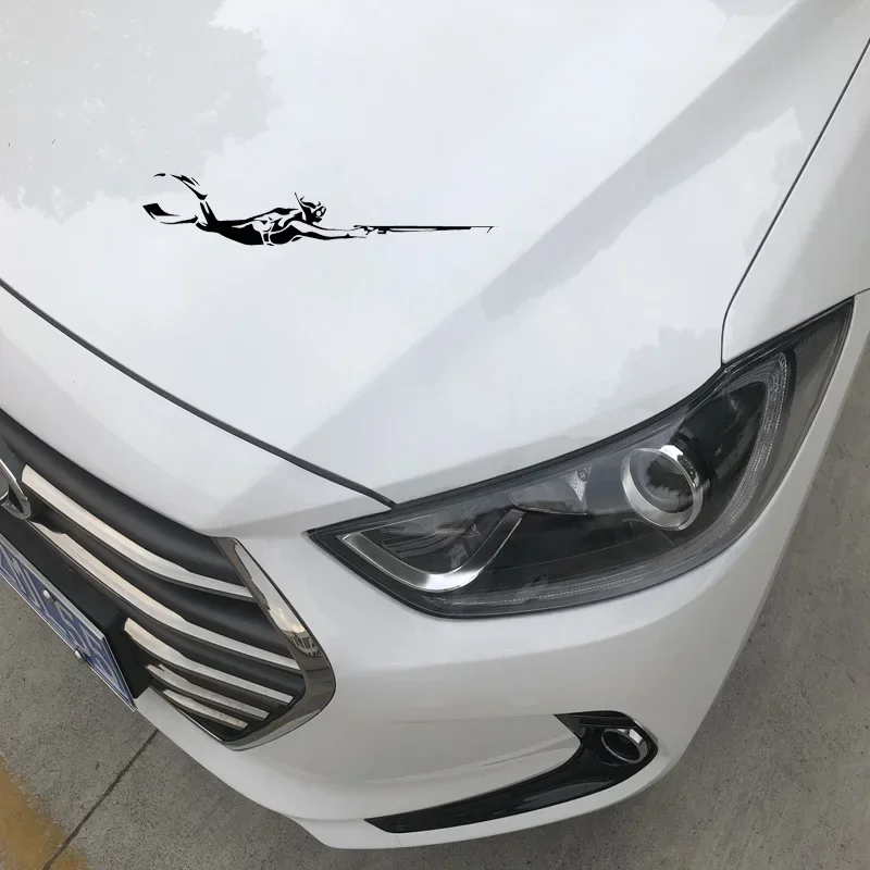 Car Stickers Decor Motorcycle Decals Brave Diving Adventure Decal Decorative Accessories Creative Waterproof PVC,15cm*3cm