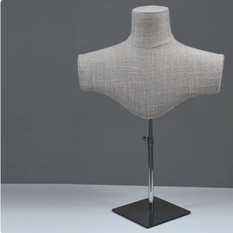 

Figure Display Showcase Stand Medal Holder Mannequin Room decoration Adjustable Metal Fiberglass Shelves For Jewelry, AT332