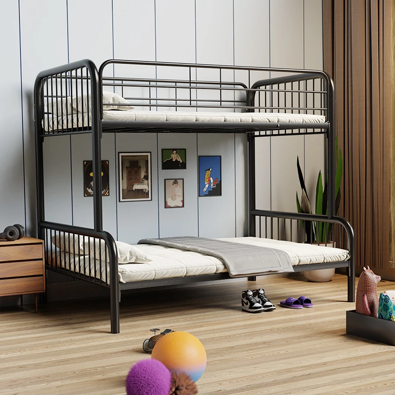 Stainless steel elevated bed, bunk bed, wrought iron high and low bed, mother bed and iron bed