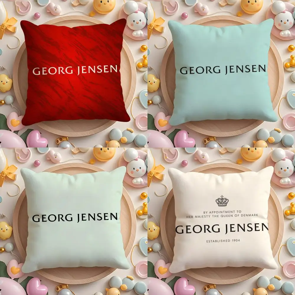

Ювелирный и серебряный чехол для подушки G-Georg J-Jensen для дома и автомобиля, многосценный чехол для подушки — двусторонний, мягкий и прочный для ежедневного использования