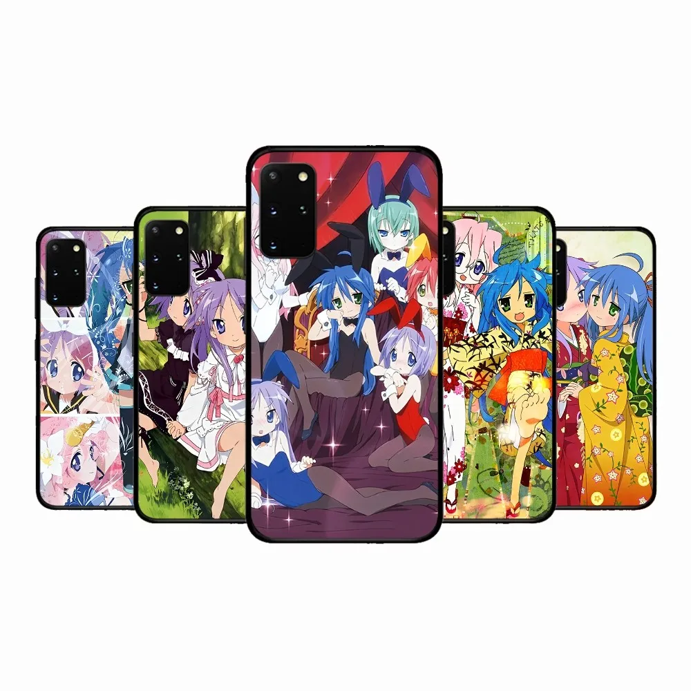 Anime Lucky Star Kawaii Izumi Konata Phone Case For Samsung S 9 10 20 21 22 23 30 23plus lite Ultra FE S10lite Fundas