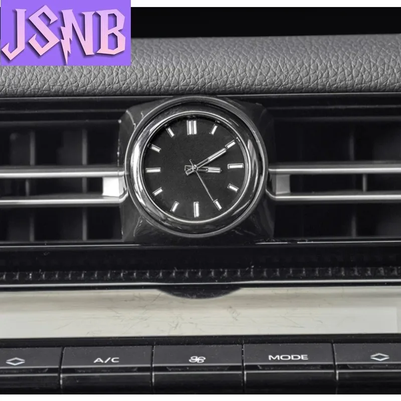 New 1 Piece For Toyota Land Cruiser Prado 250 2024 2025 High Quality Central Control Air Outlet Quartz Clock Watch Decorative Co