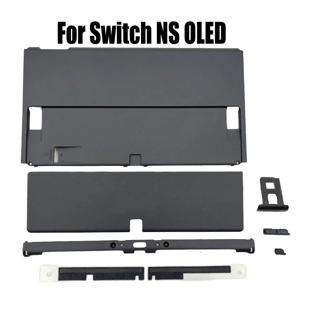 

For Switch OLED Back Shell Replacement Shell OLED Back Cover Dust Net Bracket For NS OLED Host Shell Repair Parts