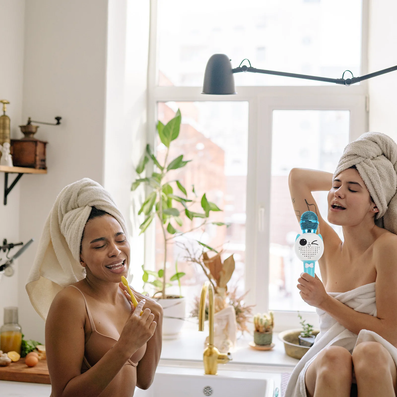 Dessin animé créatif enfants K chanson Microphone chant karaoké Machine jouet éducatif micro jouet chanter jouet