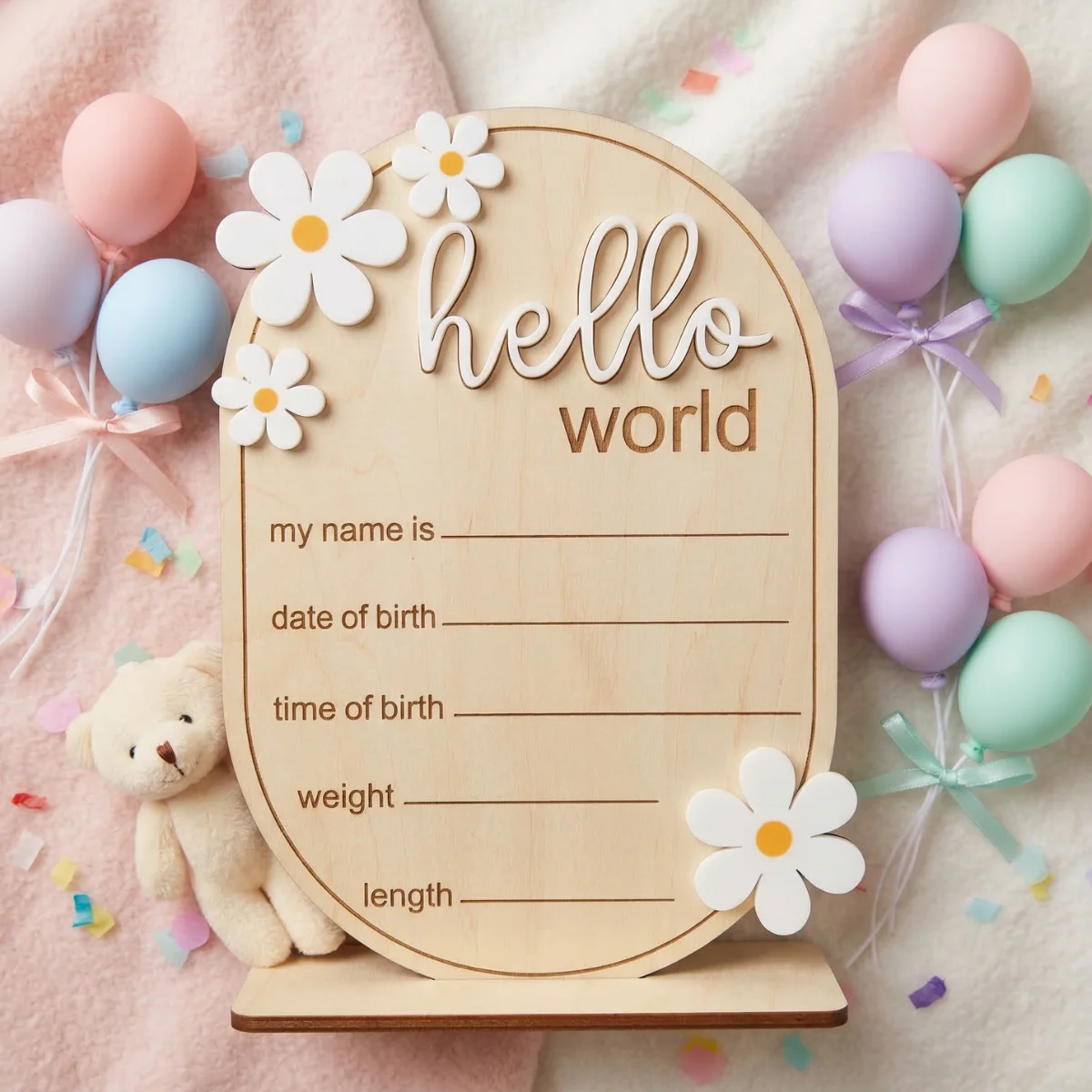 15Cm Oval Shaped 3D…