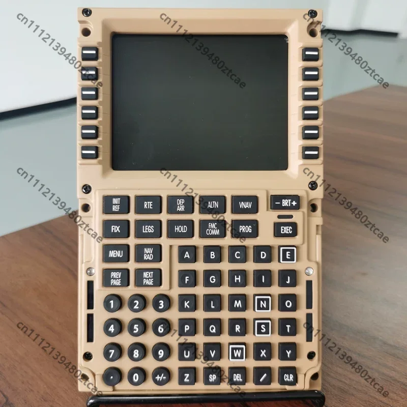 High Fidelity Aviation Simulation CDU FMC Panel Desktop Flight Route Management System Cockpit Control Hardware for PC Simulator