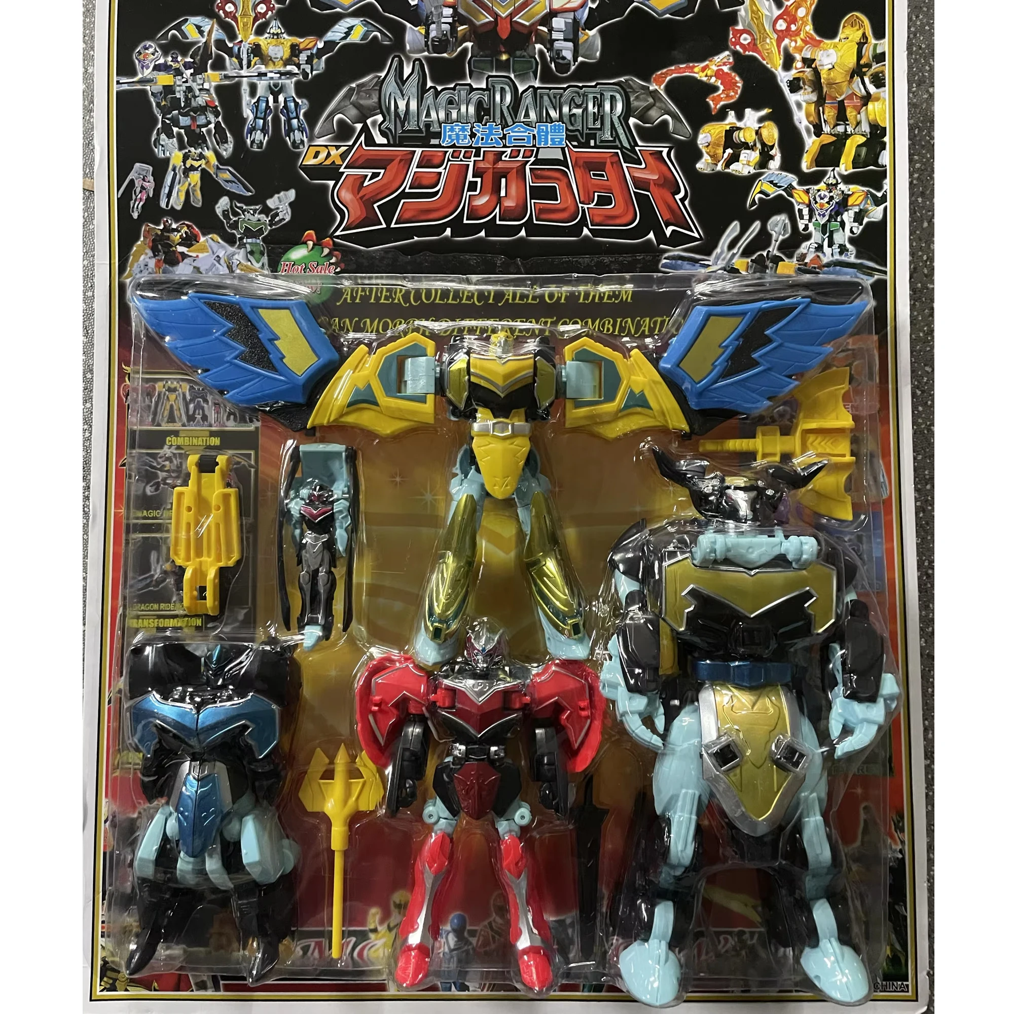 Anime Action Figures Joints Movable Mahou Sentai Magiranger Ninja Sentai Kakuranger Limited Model High Quality Toy Kid'S Gifts