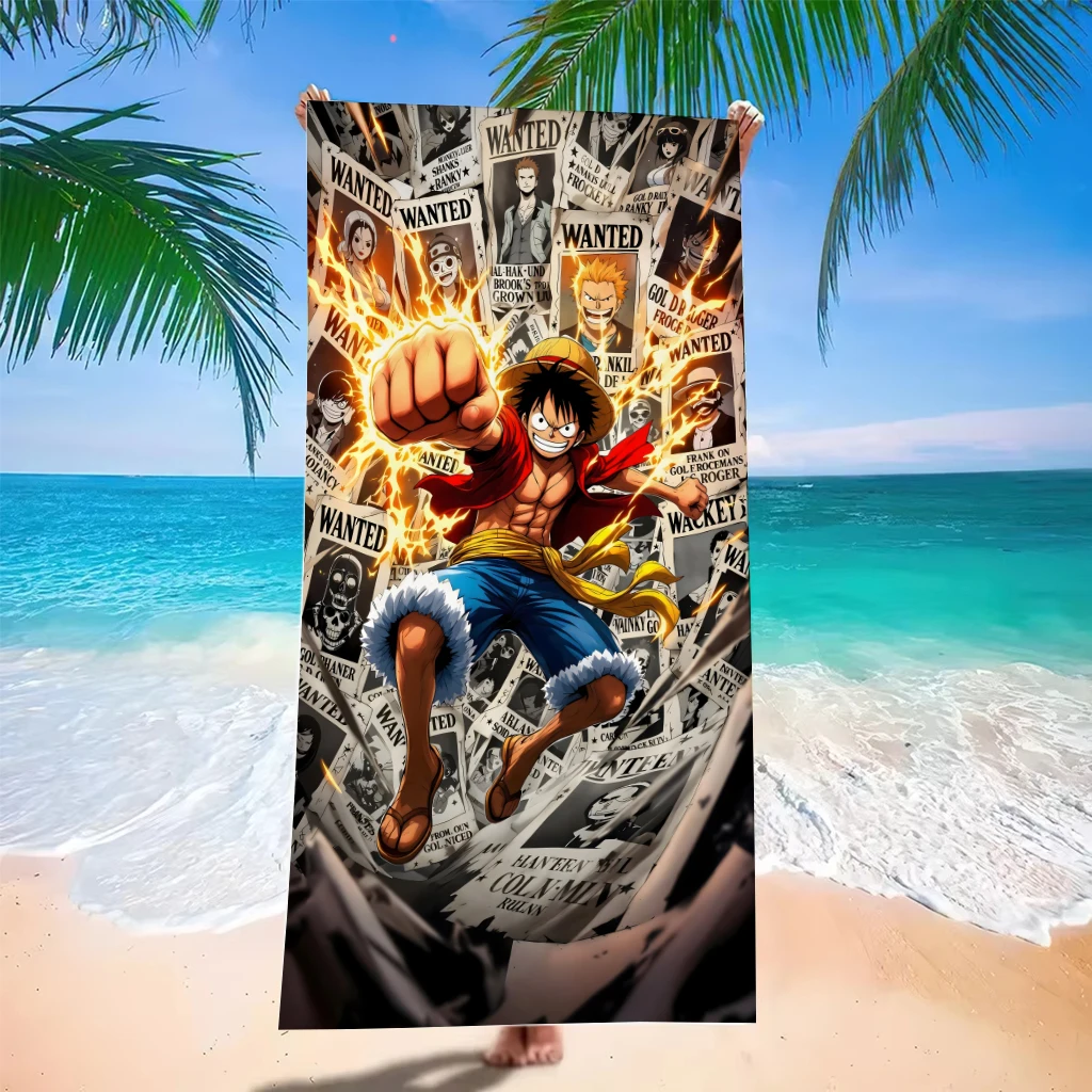 Home Goods Bathroom - Ręcznik plażowy One Piece Monkey D.