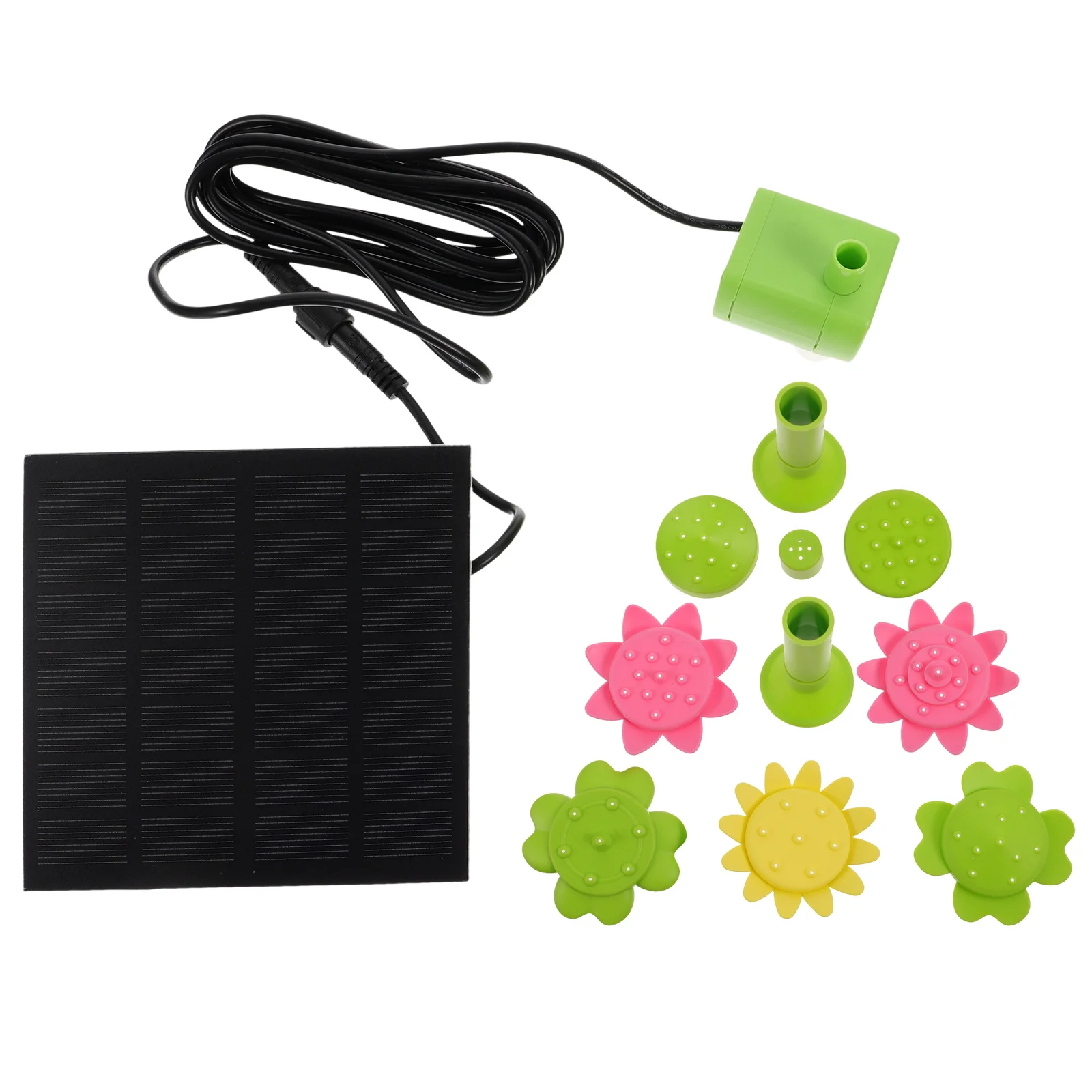 

1 set Solar Fountain Pump Outdoor Garden Decor Solar Powered Bird Bath Pond Water Feature Fountain For Yard Landscape