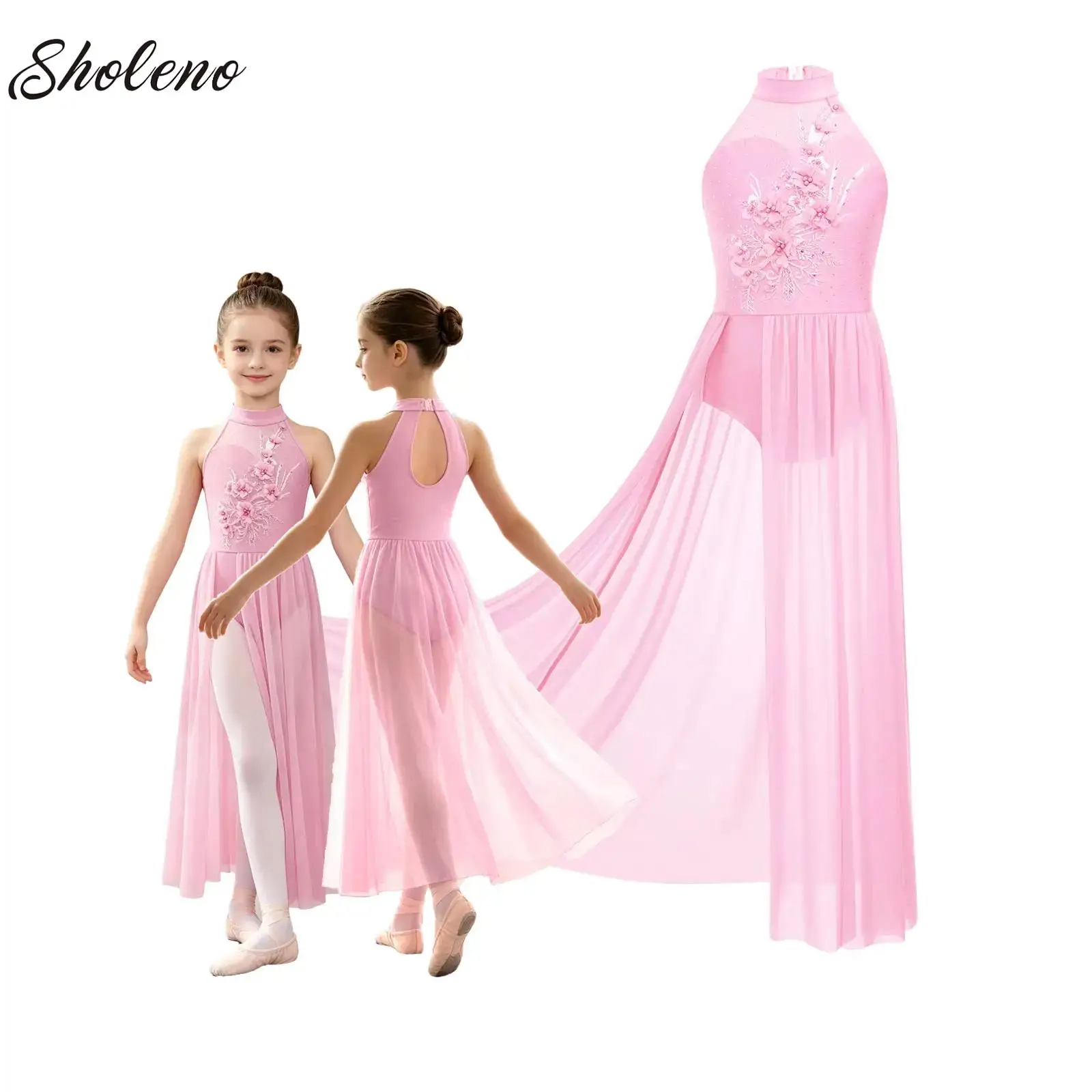 vestido-maxi-com-saia-de-malha-para-performance-de-bale-lirico-patinacao-artistica-e-danca-contemporanea-leotardo-com-fenda-para-criancas-e-meninas-aplique-com-fenda