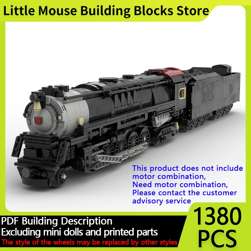 

Модель городского автомобиля MOC, строительные кирпичи PRR J1, класс, паровоз, модульная технология, подарки, праздник, сборка, детские игрушки, костюм