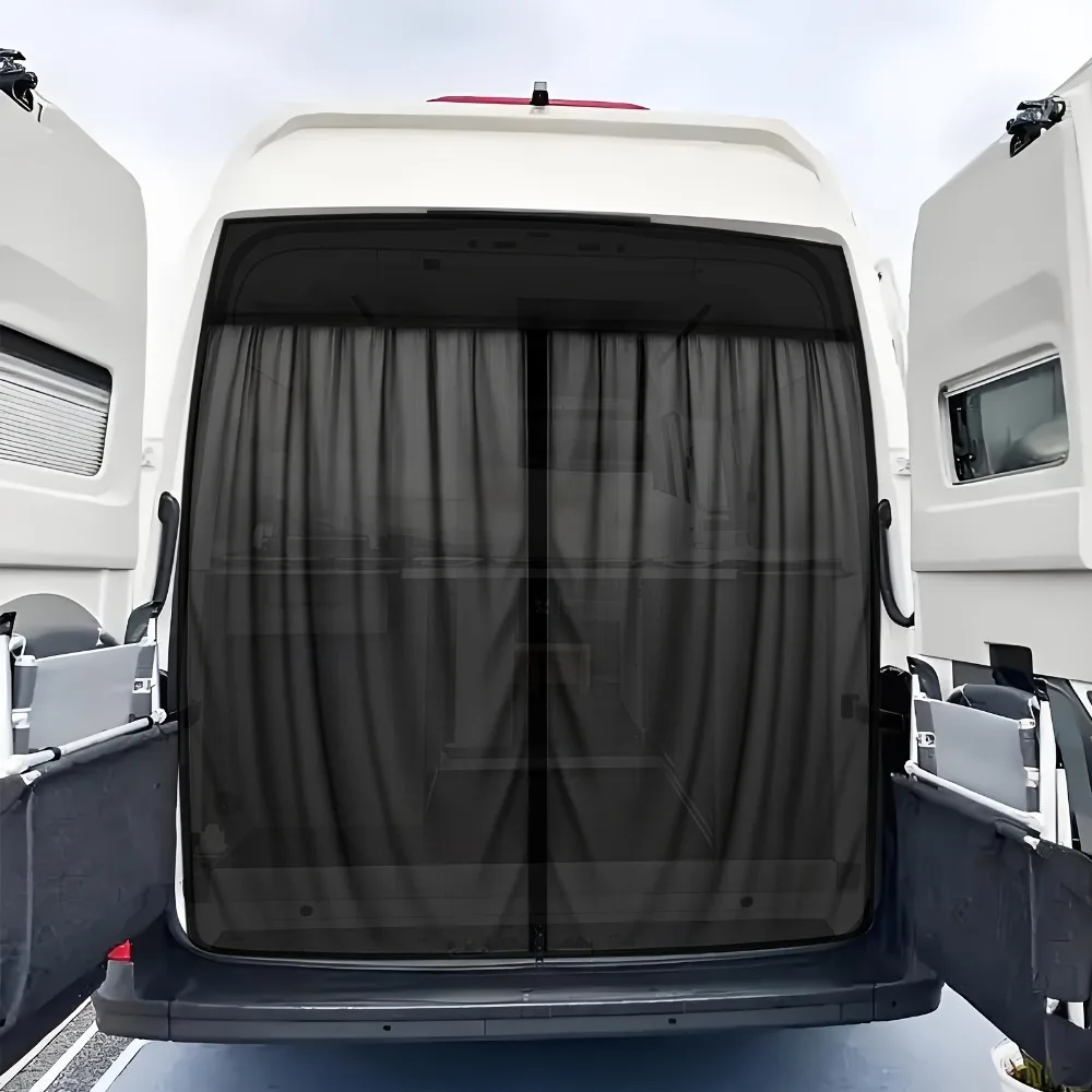 

Camping Caravan Truck Insect Net, Magnetic Edge Vanitory Net, Suitable for RV Rear Door and Side Door Mosquito Net