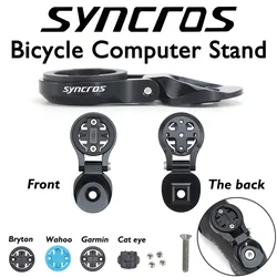 Syncros Custom 60 Degree Swivel Mountain Bike Integrated Handlebars Computer Bicycle Mount Accessories Cycing Stopwatch Garmin