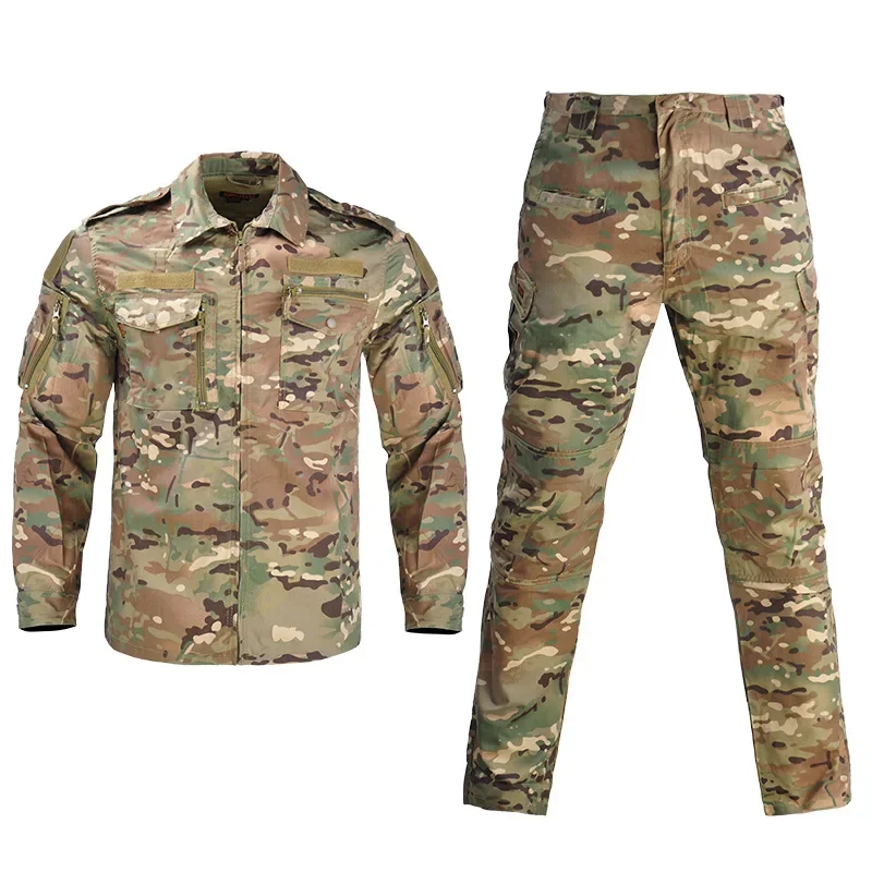 

Military Uniform Tactical Uniform Sets Summer Thin Men's Sets Breathable Training Clothes Hunting Gear Outdoor Combat Uniforms