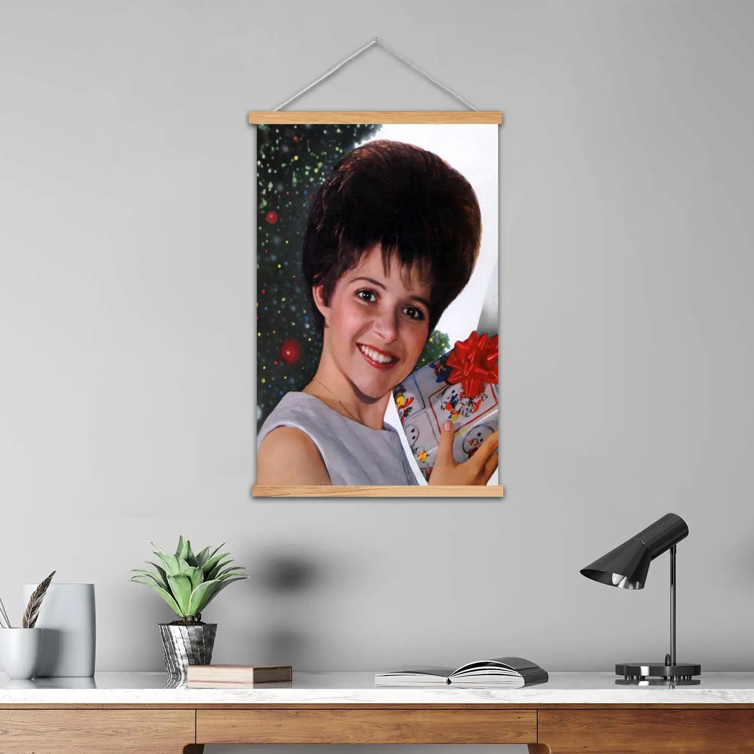 Brenda Lee مؤطرة جدار اللوحة قماش ملصق فني و جدار الفن الحديث الأسرة ديكور غرفة نوم الملصقات، اللوحة الزخرفية