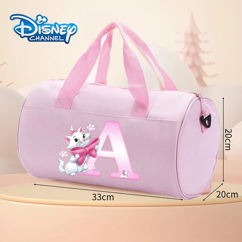 The Aristocats Marie Cat Travel Bags Designer Handbag Sport Gym Dance Storage Coach Luggage Waterproof Duffel Bag FOR Girl