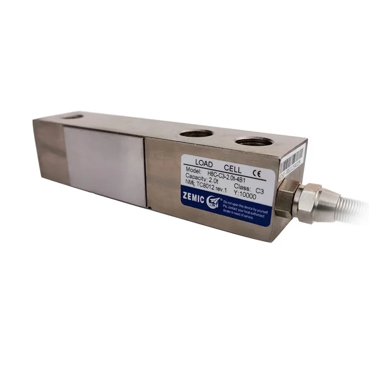 Veidt Weighing Zemic H8C Floor Truck Scale Analog 30t Aluminum Single Point Scale Load Cell UDN 100kg 2.0 0.2mV/V C3