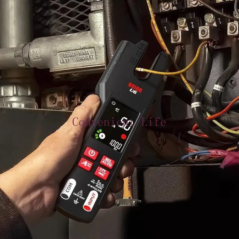 L1EE Digital Clamps Meter Current 9999Counts Multimeter Ammeter OhmTester