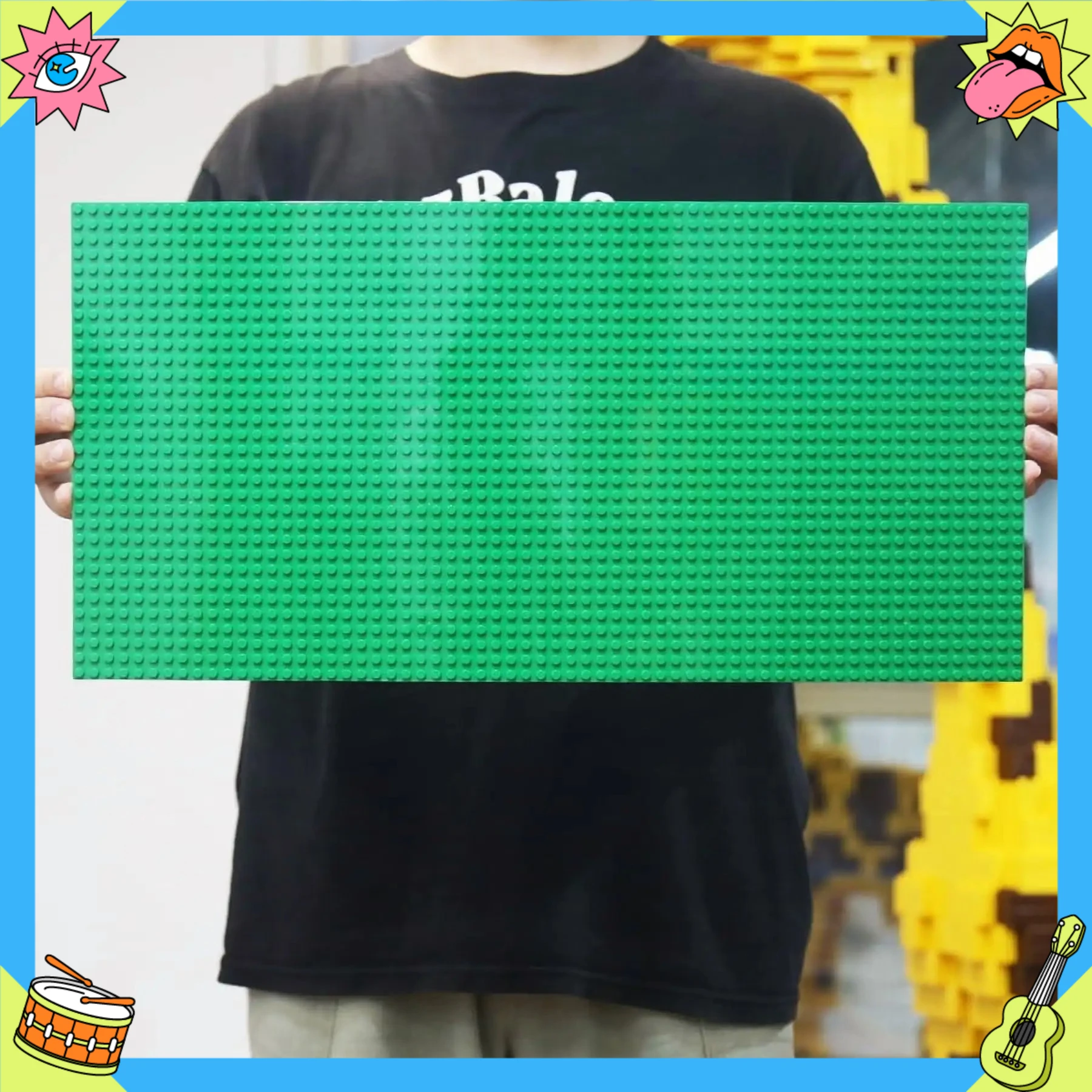 

Совместимая базовая плита 32x32, настенная панель «сделай сам» для основных блоков, детская строительная игровая доска, креативная игрушка и рождественский подарок