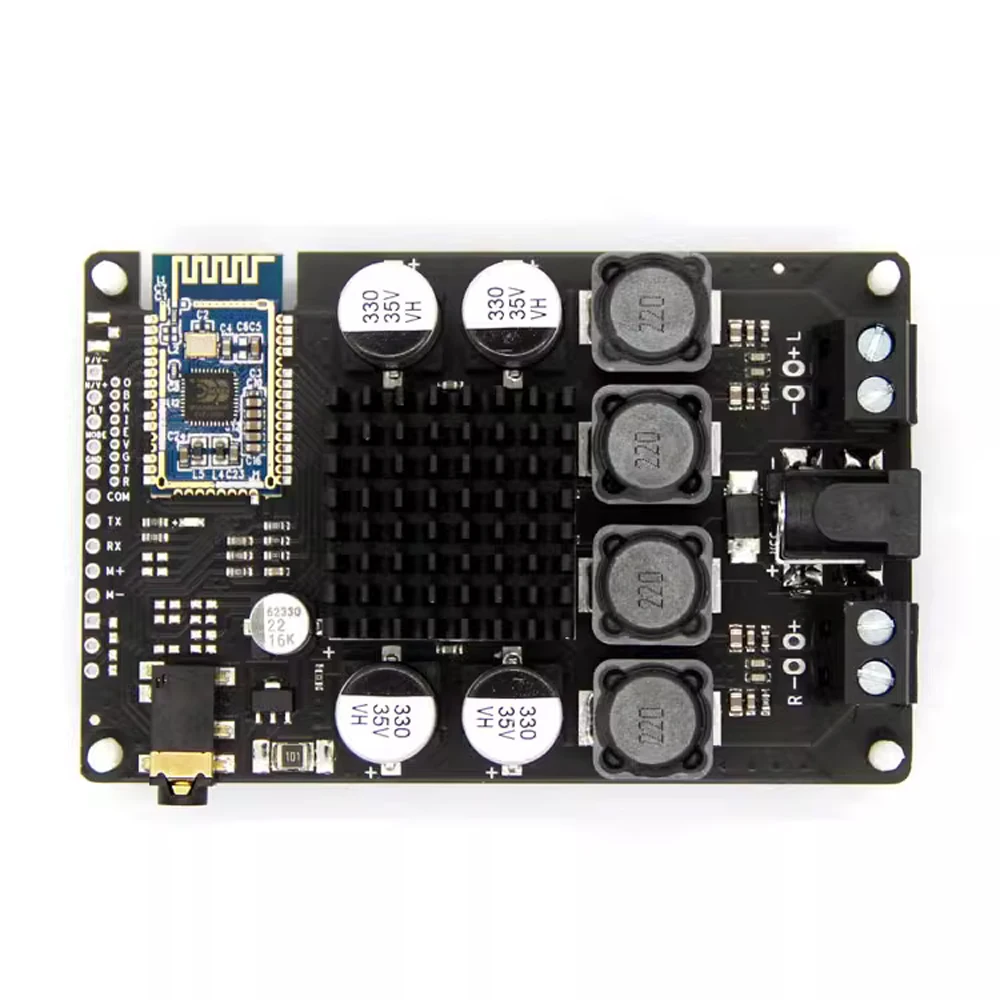 AIYIMA Mini placa amplificadora de potencia Bluetooth 5,0 amplificador de Audio 2,0 amplificador de sonido estéreo 2x100W amplificador de Audio doméstico AUX