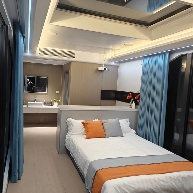 Tiny Home Prefabricated Real House Space Capsule Home Sea Container House Prefabricated Hotel Rooms Modular Houses Containers