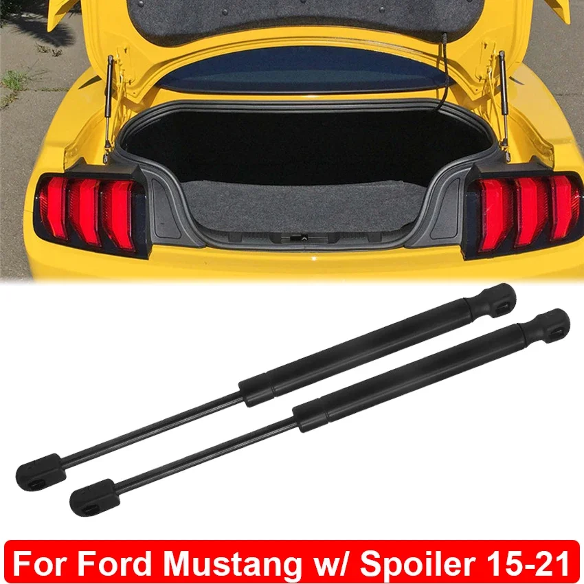 

Rear Tailgate Gas Struts Bars Trunk Support Lift Rod PM3865 For Ford Mustang 2015-2021 (with Spoiler) Car Tuning Accessories