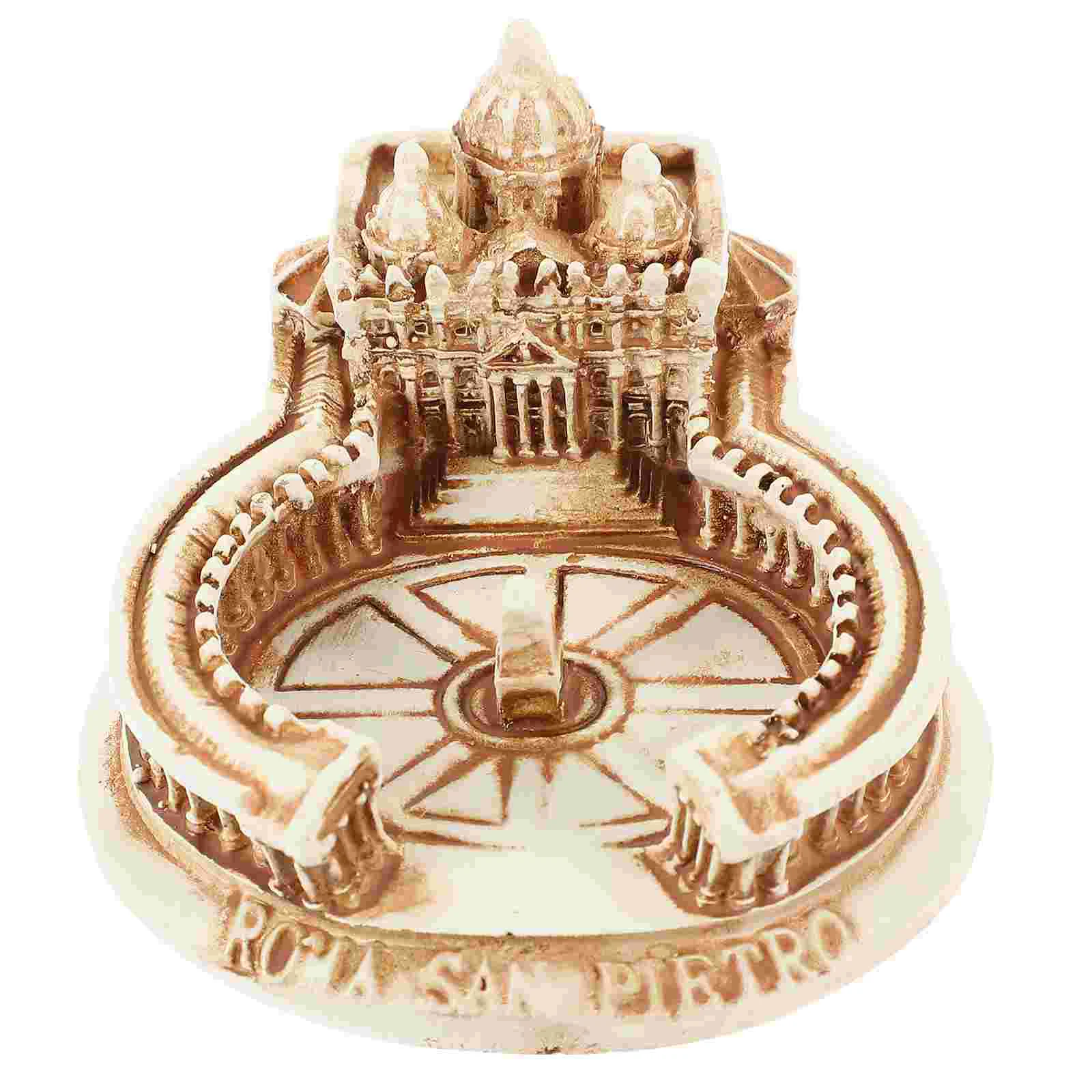 

Simulation Building Model Mini Toys Saint Peter's Basilica Statues Suite Home Supplies Landmark for Resin Office