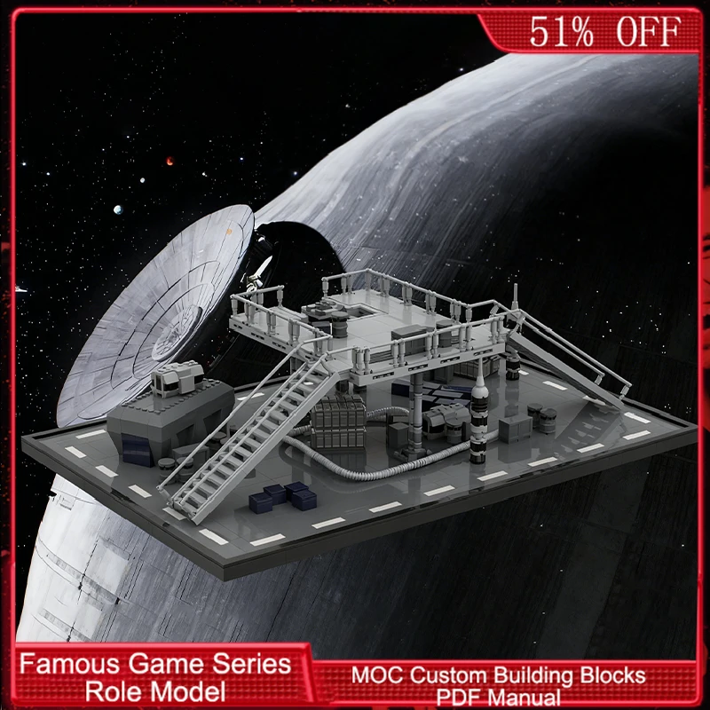 

1382 PCS Star Battle SW-BattlefrontIIImperialHangar MOC Customize Modular Building Block Educational DIY Boys Assembly Toy Gift