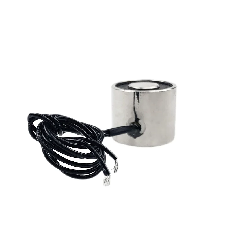 Holding Electric Magnet Lifting P30/25 Lifting 15Kg 150N Sucker DC 5V 6V 12V 24V Solenoid Electromagnet image 3