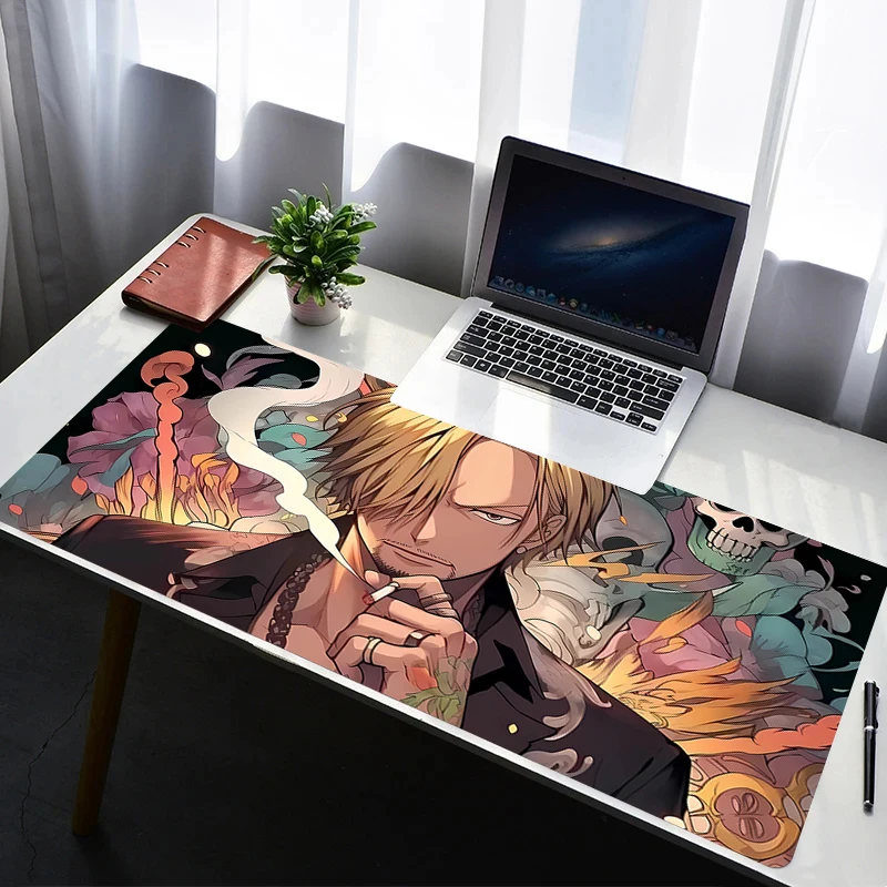 

Mouse Pad Accessories Non Slip Rubber Mousepad One Piece Sanji Laptop Gamer Keyboard Pad Office Computer Gaming Desk Mouse Mat