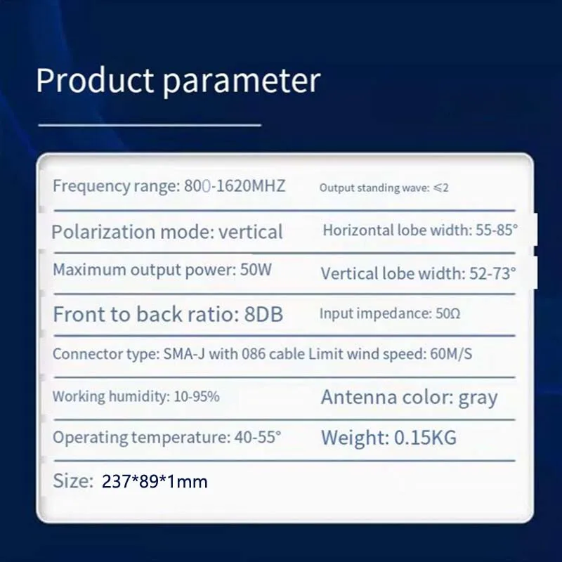 Customized anti-drone 800M900M1.5G2.4G5.2G5.8GWIFIPCB high frequency board FPV antenna