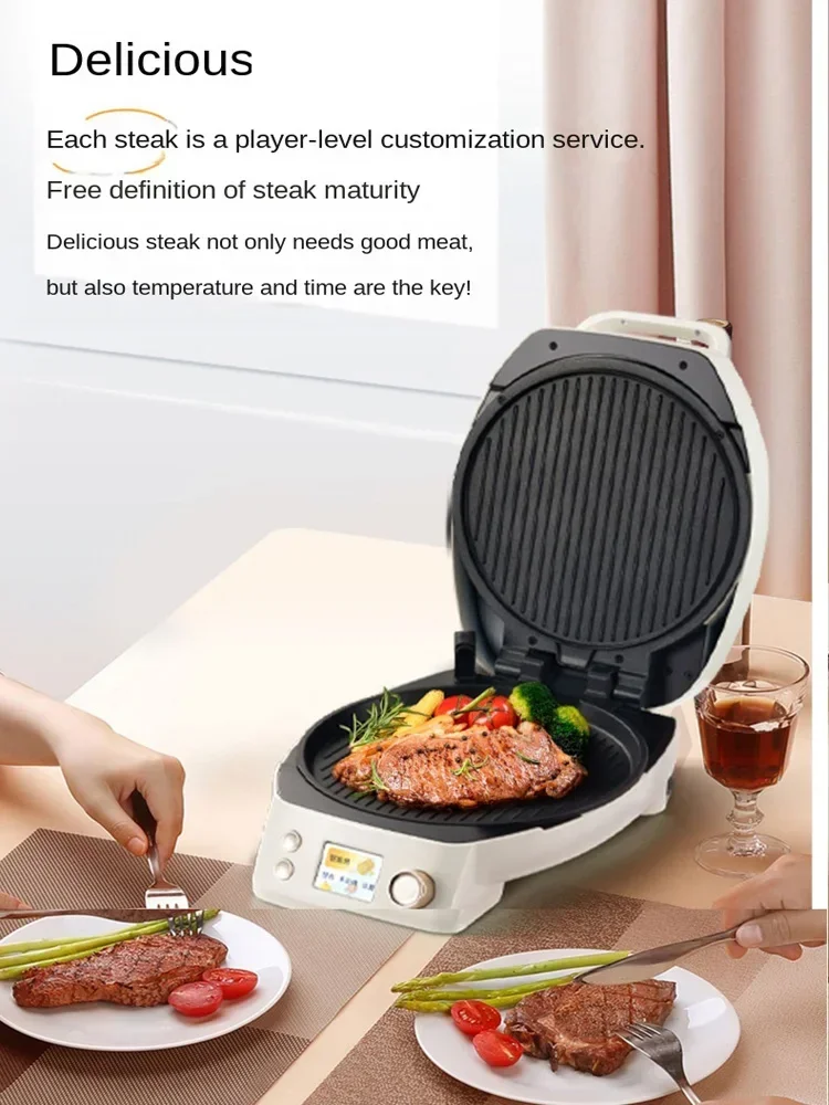 Intelligent steak automatic heating steak frying machine multi-function frying pan household small timing steak machine