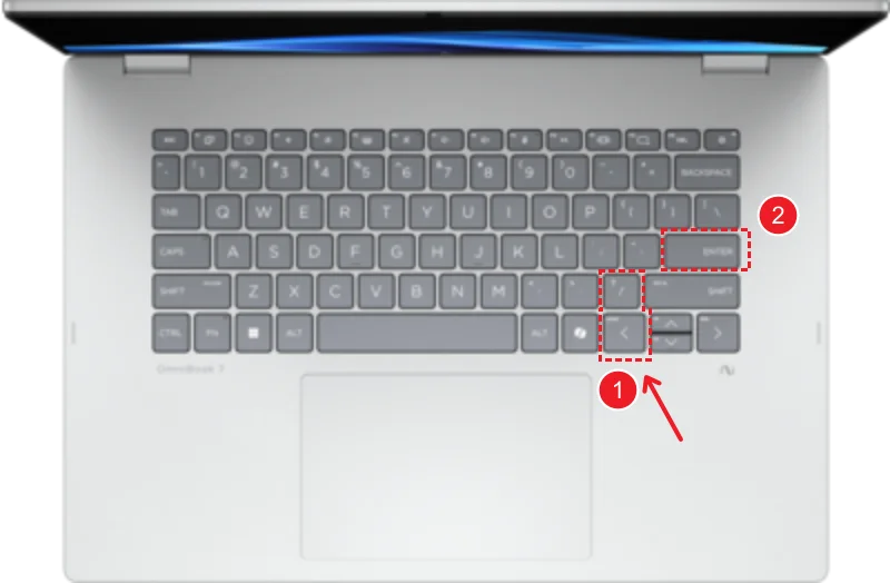 Silicone Keyboard Cover Protector For HP OmniBook 5 Next Gen AI 2025 14-he0014QU 14-he0099nr 14-he0014nr 14-he0099nr 14-he serie