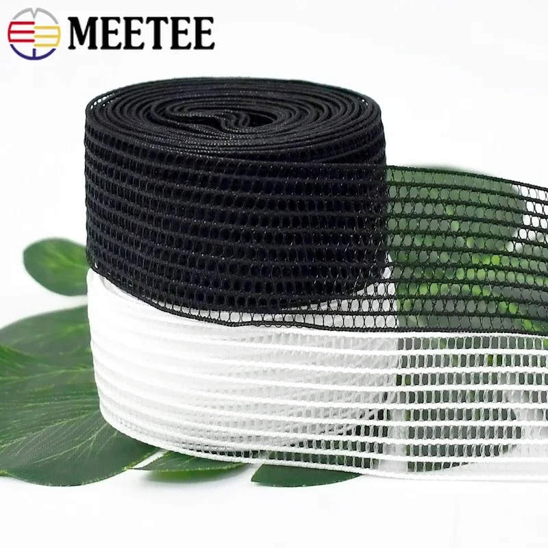 10/20Meters 20-50mm Soft Mesh Elastic Bands for Underwear Net Elastics Rubber Ribbon DIY Garment Sewing Accessory Decor Trimming