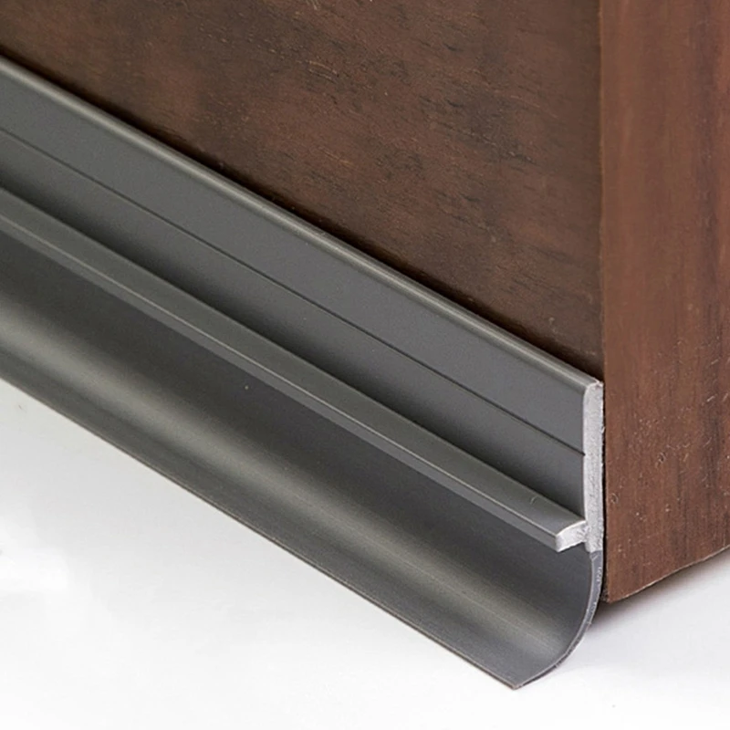 Tira de sellado inferior de puerta, tapón Flexible con reducción de ruido del viento, bloqueador de sellado debajo de la puerta, burlete de puerta con respaldo adhesivo