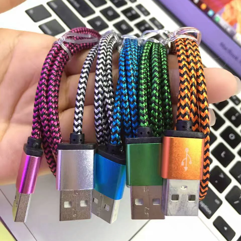 10 قطعة 1M 2M 3M USB C نوع C كابل شحن سلك نوع-C 3.1 شاحن كابل الهاتف المحمول الكابلات للماك بوك نيكزس نوكيا Oneplus