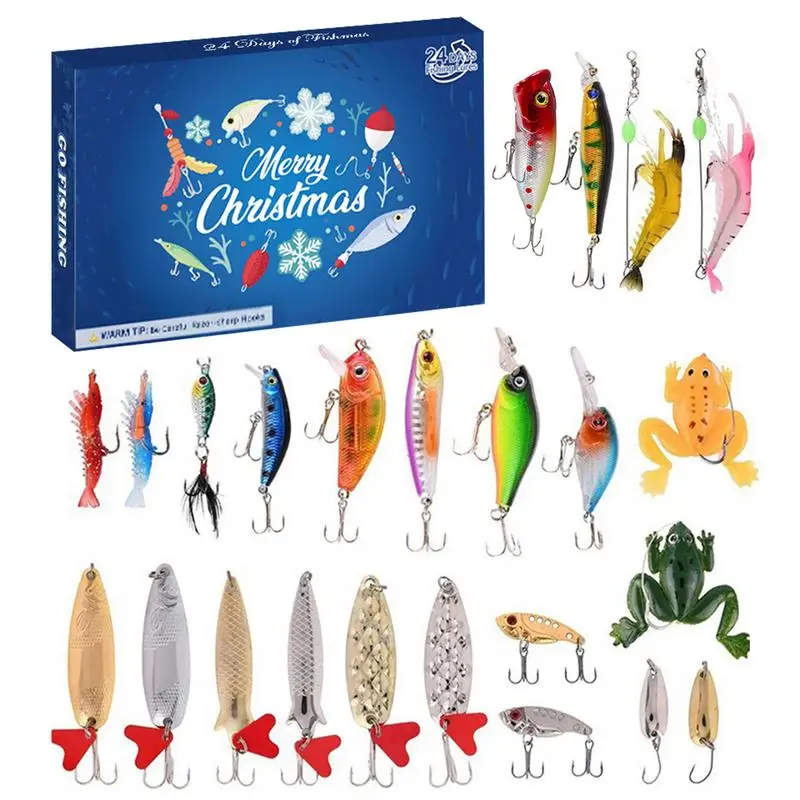 

Fishing Tackle Set Fish Tackle Set Adult Advent Calendar 2024 Advent Calendar For Both Saltwater And Freshwater